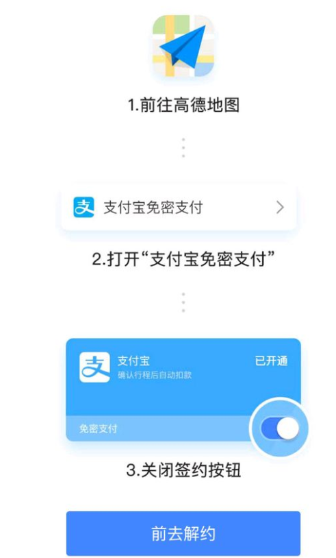 高德地图免密支付在哪里取消 高德地图关闭免密支付功能(高德地图的免密支付关闭怎么设置)