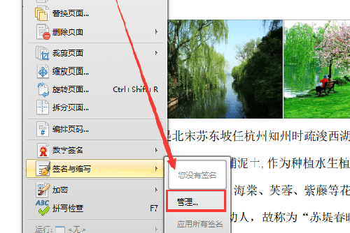 迅捷PDF编辑器签名