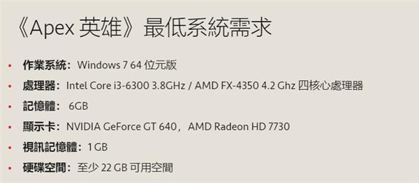 《Apex英雄》性能测试：GTX 1060笔记本60帧无压力