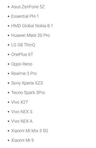 安卓10.0首批支持哪些机型 安卓10.0支持机型一览(10.05*10.12-10.04*10.11简便计算)