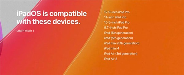 iPadOS支持哪些设备 iPadOS支持哪些机型(ipadair3升级ipados15.4怎么样)