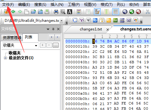 UltraEdit中页面添加页眉的详细操作步骤