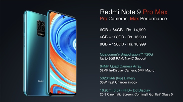 Redmi Note 9 Pro/Pro Max配置详情(redmi note12系列入网价格)