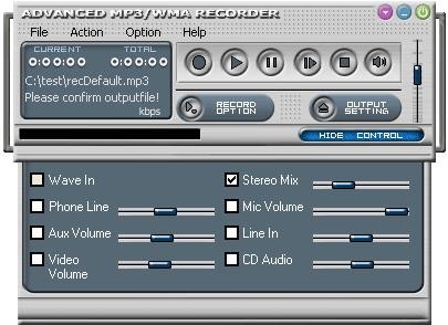 Advanced MP3/WMA Recorder v6.5.8