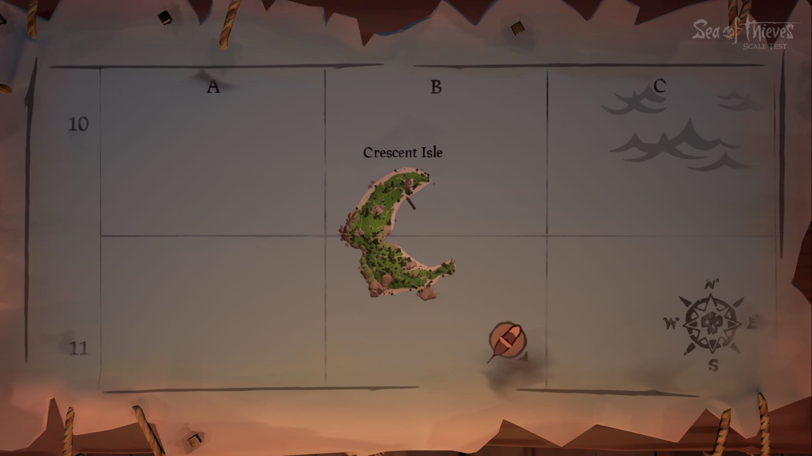 盗贼之海中文地图图片